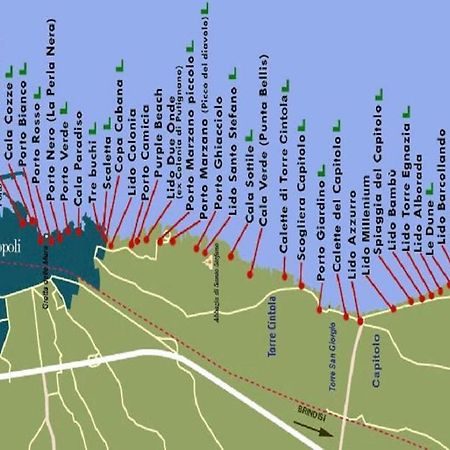 Willa Eco Del Mare Monopoli Zewnętrze zdjęcie